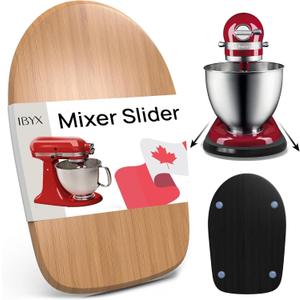 Ibyx Elegant Sliding Tray - Compatible with 4.5 Qt KitchenAid Stand Mixers and Other Heavy Appliances (Natural)