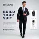 Haggar Men's Haggar Men's Jmh Premium Stretch Tailored Fit Suit Separates - Pants and Jackets (Gray, XL)