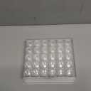 Blulu 30 Grids Bead Organizer Bead Containers Diamond Art Painting Storage with Lid Clear Plastic Small Storage Jars Diamond Painting Accessory Box for DIY Craft Jewelry Seeds(1.15 x 1 Inch)