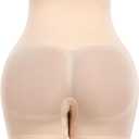 Werena Tummy Control Shapewear Shorts for Women Seamless High Waisted Body Shaper Shaping Underwear Girdle Panties (Beige, S)