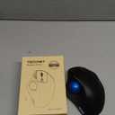 TECKNET Pro Wireless Trackball Mouse, Bluetooth Mouse with Ergonomic Thumb Control, USB-C Rechargeable, RGB Light Mice with Adjustable DPI, 3-Device Connectivity (BT or 2.4G),for PC/Mac/Laptop - Black