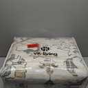 Area Rug 9x12 Vintage Rug: Large Washable Indoor Medallion Rugs Low Pile Distressed Floor Carpet Retro Accent Rug for Living Room Bedroom Kitchen Dining Table Home Office(Beige, 9'x12')