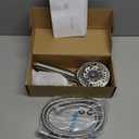 Filtered Shower Head with Handheld, 9-Spray Mode High Pressure Detachable Shower Head with Filters for Hard Water - Remove Chlorine Brushed