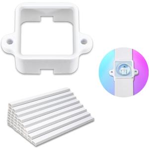 Light Clips for Govee Outdoor Lights H805, Mounting Brackets for Govee (Non-Pro Version H705) Outdoor LED Lights, Install Firmly, Replace 3M Glue, for Govee Permanent Outdoor (72, Track System)