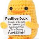 MBL Birthday Gifts for Her Women  Handmade Emotional Cheer Support Positive Inspirational Small Funny Cute Duck Pickle Potato Nuggets Present for Him Men Friend Coworker Birthdays Graduation