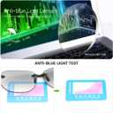 2 Pairs Rimless Bifocal Reading Anti Blue Light UV Sunglasses Far and Near Dual Use Lightweight Eyewear for Men Women, +2.00