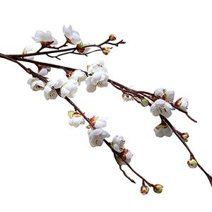 Artificial Cherry Blossom Branches Silk Cherry Blossom Tree Tall Stem Flowers for Wedding Home Table Centerpiece Vase Filler Arrangement Living Room Bedroom Garden Decoration