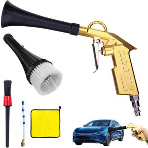 QZQUFJ Air Compressor for Car Detailing Detailing Tool, High Pressure Air Gun Dry Cleaning Tool Kit, Air Gun, Car Clean Gun, Cleaning Gun, for Car Dry Cleaning