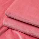 Fleece Bed Blankets Twin Size - Soft Lightweight Plush Fuzzy Cozy Luxury Blanket Microfiber Throw for Couch Bed,All-Season Breathable,60x80 Inches (Watermelon Red)