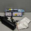 400GPH Fish Tank Filter, UV Aquarium Filter for 55-150 Gallon Turtle Tank Filter Powerful Internal Pump for Cold Plunge Saltwater Cloudywater Clear and Algae Green Killing Machine (Black)