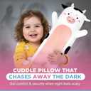 Cuddle Paws Cow Print Plush Body Pillow for Girls & Boys, Large, 47 Inches