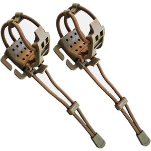 BSGB 2PCS Tactical Gear Molle Clips Molle Web Dominator Molle Attachments Multifunction Hanging Buckle Multipurpose Backpack Accessories for Molle Backpack Molle Tactical Vest Molle Straps