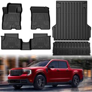 Floor Mat & Bed Mat for Ford Maverick 2022-2026(Only Hybrid) (4.5FT)