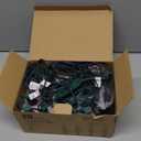 C9 Christmas String Lights Outdoor - 25.7 Feet 20 LED Christmas Pathway Lights with 20 Stakes Connectable Waterproof for Driveways Xmas Holiday Patio Decoration, Multicolored