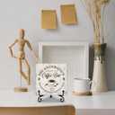 2 x Funny Office Desk Decor, Coffee Bar Accessories, Coffee Bar Wooden Sign, Birthday Christmas Inspirational Gifts for Women Men Family Friends, Cute Cool Desk Accessories for Home Office-D14