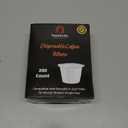 200 Count Fanativita K Cup Coffee Filters Disposable for Keurig Single Cup, Compatible with All Reusable K Cups (White)