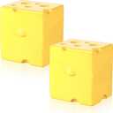 MAQUITA Sliced Cheese Container for Fridge, 2 PCS Cheese Storage Box with Flip Lid Plastic Cheese Keeper Cheese Saver Holder