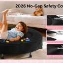 BCAN SP1 36'' Kids Toddler Trampoline Indoor, Foam Handle | FED Fitness