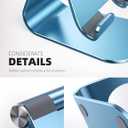 Lamicall Tablet Stand, Adjustable Tablet Holder - Desktop Stand Dock Holder Compatible with 4-13" Tablets Such as iPad Pro 11, 9.7, 10.5, 12.9 Air Mini, Kindle, Tab, iPhone Air 17 Pro Max, Blue