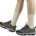 BomKinta Wool Hiking Socks Women - Merino Thick Warm Thermal Boot Socks - Winter Cozy Crew Sock Size 5-11 (Beige)