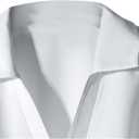 SOLY HUX Women's Button Down Shirts Collared Short Sleeve Bow Tie Front Casual Work Blouse Tops (White, S)