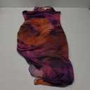 SOLY HUX Women's Tie Dye Cowl Neck Split Hem Bodycon Cami Dress Backless Long Dresses
