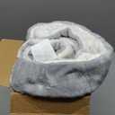 Bedsure GentleSoft Sherpa Fleece Throw Blanket Twin Size for Couch - Thick and Warm Throw for Women and Men, Soft Fuzzy Plush Twin Blanket for Winter, Light Grey, 60x80 Inches