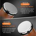 Warm & Craft Rolling Knife Sharpener - Knife Sharpener Tool For Kitchen Knives Magnetic Knife Sharpening Kit With 15 & 20 Degree Base