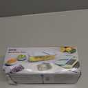 Geedel Professional Mandoline Slicer for Kitchen, Multi Purpose Vegetable Slicer Cutter, Vegetable Cutter Onion Cutter for Veggie Fruit Cheese (Red)