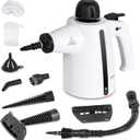 Handheld Steam Cleaner, 9-Piece Accessory Set, White, Steamer for Cleaning, Couch Cleaner, Steam Cleaner Carpet and Upholstery