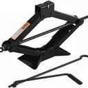 Scissor Jack for Car-2.0Ton(4409lbs) Car Jack Kit-Tire JackPortable,deal for SUV and Auto-with Crank HandleHeavy Duty Material,Black
