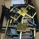 HHR 32" H Black and Gold Foyer Chandeliers for High Ceilings, Lantern Tiered Pendant Light Fixtures 8-Light, Hanging Light Fixtures for Dining Room, Kitchen Island Living Room Entryway