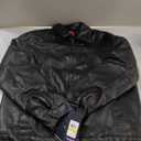Tommy Hilfiger Men's Classic Faux Leather Jacket (Medium, Black)