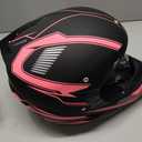 Motocross Helmet,Youth & Adult ATV Dirt Bike Motorcycle Helmet,BMX 4-Wheeler Off-Road Mountain Bike,DOT Certified,W/Gloves Goggles Mask 4-Piece Set (Pink, XL)