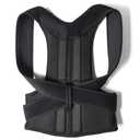 XS-5XL Plus Size Adjustable Scoliosis Posture Corrector Back Brace Men Women Shoulders Neck Clavicle Support Posture Trainer Tools Stop Slouching and Hunching(Black,Small)