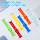 2 x 6 Pack Sport Bands Compatible with Apple Watch 38mm 44mm 40mm 41mm 42mm 45mm 49mm, Soft Silicone Waterproof Replacement Strap Wristbands for iWatch Series 8 7 6 5 4 3 2 1 SE Ultra Women Men