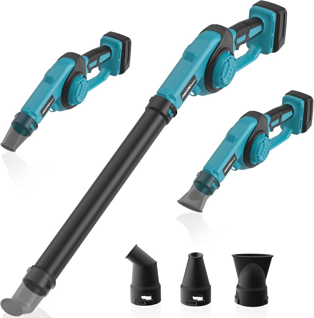 Small Leaf Blower Cordless Mini Compatible with Makita 18V Battery(No Battery) 200MPH Powerful Portable Electric Leaf Blower 3 Speed Compact Handheld Leaf Blowers for Jobsite, Lawn Care