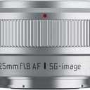 AF25mm f1.8 APS-C Lens for E-Mount Cameras Silver