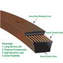 48 Inch Deck Belt Made with Kevlar Replacement for Exmark 126-6626-SL V Belt Radius E S X Series 126-6626