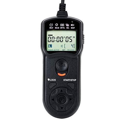 JJC Intervalometer Timer Remote Control Shutter Release for Canon EOS Rebel T6 T7 2000D 90D 80D 70D 77D T8i T7i T6i T6s SL3 SL2 T5i T4i EOS R R50V R6 Mark III II R6 R7 R8 R10 RP R100 M6 Mark II & More