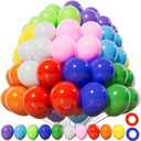 KAWKALSH 200pcs Balloons 5 Inch Assorted Colors, Small Mini Rainbow Latex Balloons for Party Birthday Baby Shower Anniversary Festival Arch Garland Decoration (A01-multi)