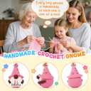 21st Birthday Gifts for Her, 21st Birthday Decorations - Handmade Positive Crochet Gnomes, 21 & Fabulous Bday Gifts for Women Daughter Best Friend Bestie Sister