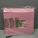 Ywlake Photo Album 4x6 400 Pockets, Leather Photo Albums Holds 400 Vertical Pictures Only Pink