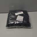 Winter Neck Warmer Fleece Lined Knitted Neck Warmer Soft Mask Face Warmer Neck for Women Men Teens Windproof Gift (Black)