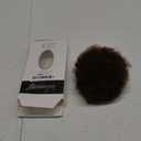 isheeny Small Human Hair Ponytail Extension For Kids 2-5 Years Old, Brown Human Hair Bun Small Drawstring Ponytail For Little Girls, Curly Hairpiece Natural, Soft, And Durable For Repeated Use (Small 1PCS, Brown)