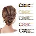 2 x 5Pcs Prestige French Hair Pins, U-Shaped French Hair Pins for Women, Decorative Hair Clips, New Hair Accessories, Hair Hold Clips for Fine, Thick & Long Hair (B)