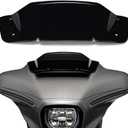 5" Wave Windshield Windscreen Wind Splitter fits for Harley Davidson CVO Street Glide FLHXSE, Street Glide FLHX 2023 2024 (Black)