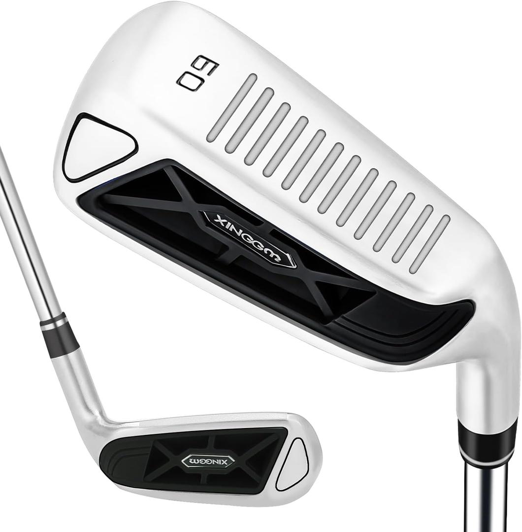 XINGGM Golf Chipper,Wedge/Chipper Golf Club for Men Right Handed,35/45/55/60 Degree Pitching Wedges 35inch (Black, 60 Degrees)