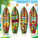 4 Pcs Inflatable Surf Board Inflatable Luau Party Decorations Blow up Surfboard
