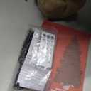 3ft Pre-lit Mini Christmas Tree,Artificial Pine 121 PVC Branches Tips with 11 Red Berries & 11 Pinecone & 70 LED String Lights & Burlap Wrapped Base Decor Xmas Tree for Tabletop,Battery Operated (Green)